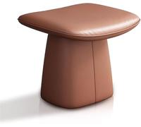 Taburete de tocador - Silla de maquillaje de madera maciza con reposapiés y cojín de sillín, perfecto para vestirse de dormitorio, entrada o uso de piano