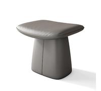 Taburete de tocador, silla de maquillaje, otomana de madera maciza con cojín de sillín, banco de tocador para entrada y piano