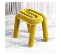 Taburete de tocador sin respaldo para tocador, silla creativa de ocio para dormitorio y sala de estar