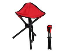 Taburete de viaje, taburete de trípode portátil plegable pequeño de lona de 3 patas, taburete plegable para camping, hogar, viajes al aire libre, caminar, jardín, mochila