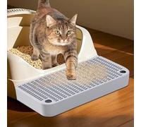 Taburete de WC - Trapper Easy Cleaning Supplies | Paso de Basura de la Rampa de la Compañía con la Función de Filtro, Taburete de Inodoro para Gatito Impermeable, Estera de Captura