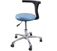 Taburete dental con reposabrazos, silla ergonómica giratoria de 360° para dentista y enfermera, cómodo asiento de oficina médica