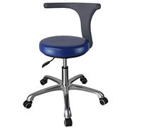 Taburete dental médico ajustable con reposabrazos giratorio de 360°, silla ergonómica para clínica, taburete auxiliar de enfermera