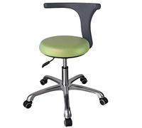 Taburete dental médico ajustable con reposabrazos giratorio de 360°, silla ergonómica para clínica, taburete auxiliar de enfermera