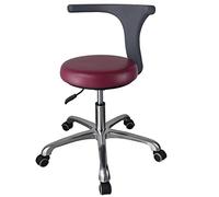 Taburete dental médico ajustable en altura con reposabrazos giratorio de 360 grados, silla ergonómica para clínica, taburete auxiliar de enfermera