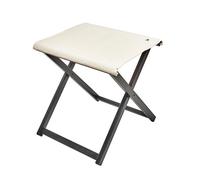 Taburete director plegable estructura en color wengué fabricada en madera de haya de primera calidad lona color crudo scalpers