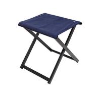 Taburete director plegable fabricada en madera de haya estructura color wengué de primera calidad , lona color azul oscuro scalpers