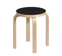 Taburete E60 de Abedul Laminado Negro