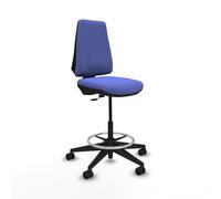 Taburete elche cp bali azul claro base piramidal ruedas 65mm nailon