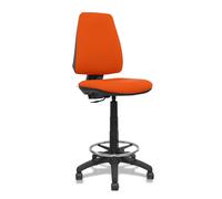 Taburete Elche CP bali naranja oscuro