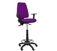 Taburete Elche S bali morado brazos regulables