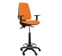 Taburete Elche S bali naranja brazos regulables
