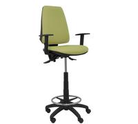 Taburete Elche S bali verde oliva brazos regulables