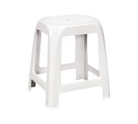 Taburete 'Elfo' Blanco 46x42x37 Cm Stefanplast