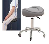 Taburete ergonómico de alta resistencia con ruedas hidráulicas, silla rodante ajustable para estudios dentales y de tatuajes, clínicas