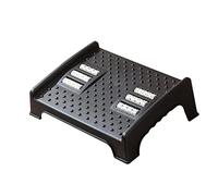 Taburete ergonómico debajo del escritorio Reposapiés de superficie con rodillo de oficina, reposapiés para sala de estar, oficina en casa, adultos, ancianos