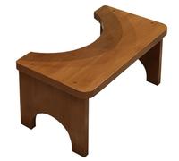 Taburete ergonómico para inodoro - Banco de asistencia de madera para inodoro, cómodo soporte para posición de asiento, práctico accesorio para muebles de baño, estructura que ahorra espacio | Silla