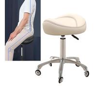 Taburete ergonómico - Taburete hidráulico resistente con ruedas, ajustable para clínicas y estudios, ideal para artistas del tatuaje