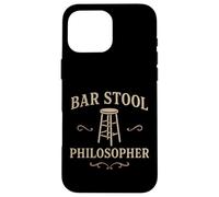 Taburete Filósofo Buceo Bar Diseño Divertido Beber Humor Carcasa para iPhone 16 Pro Max