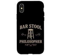 Taburete Filósofo Buceo Bar Diseño Divertido Beber Humor Carcasa para iPhone X/XS