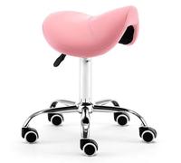 Taburete giratorio cómodo con ruedas para spa y edad, silla de salón moderna, perfecta para uso doméstico y profesional, diseño ergonómico para belleza y equilibrio