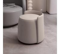 Taburete giratorio cómodo y redondo para maquillaje, dormitorio, sala de estar, rutina de belleza, decoración del hogar