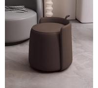 Taburete giratorio cómodo y redondo para maquillaje, dormitorio, sala de estar, rutina de belleza, decoración del hogar