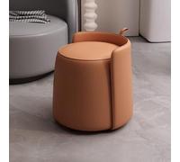 Taburete giratorio cómodo y redondo para maquillaje, dormitorio, sala de estar, rutina de belleza, decoración del hogar