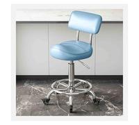 Taburete Giratorio con Freno Y Altura Ajustable con Ruedas, Silla Ergonómica Giratoria For Salón, SPA Y Tatuaje.(A)