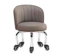 Taburete giratorio con respaldo para salón, spa, pedicura, movilidad