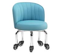 Taburete giratorio con respaldo para salón, spa, pedicura, movilidad