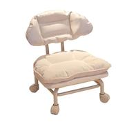 Taburete giratorio con rotación de 360° para comodidad en casa y salón de belleza, diseño ergonómico y altura ajustable para un apoyo óptimo