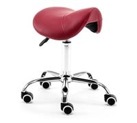 Taburete giratorio con ruedas, altura ajustable para salón, tatuaje, belleza, pestañas, masajes y profesionales dentales