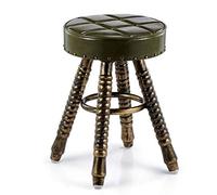 Taburete giratorio de maquillaje de hierro forjado para salón de uñas, champú y masaje, taburete versátil para ocio