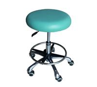 Taburete giratorio hidráulico ajustable, diseño ergonómico para mayor comodidad en clínicas dentales, salones de belleza y estudios de tatuajes