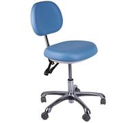 Taburete giratorio hidráulico ajustable para uso profesional en entornos dentales, masajes, spa, médicos y belleza