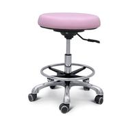 Taburete giratorio hidráulico ergonómico con altura ajustable para comodidad profesional en estudios dentales, salones y tatuajes