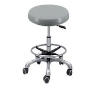 Taburete giratorio hidráulico ergonómico con altura ajustable para comodidad profesional en estudios dentales, salones y tatuajes