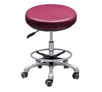 Taburete giratorio hidráulico ergonómico con altura ajustable para comodidad profesional en estudios dentales, salones y tatuajes