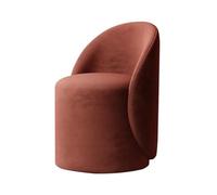 Taburete Giratorio para Maquillaje con cojín y Respaldo Acolchados: rotación de 360° para un Asiento cómodo en el Dormitorio, el tocador o la Sala de Estar.