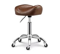 Taburete hidráulico ajustable con ruedas, diseño ergonómico giratorio para salón, masaje, spa, tatuaje y fotografía