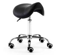 Taburete hidráulico con ruedas, asiento giratorio moderno sobre ruedas, cómoda silla de equilibrio de belleza para una espalda saludable