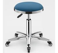 Taburete hidráulico giratorio profesional de altura ajustable con ruedas para clínica, dentista, spa, salones de masaje, estudio, cocina y tienda (B)