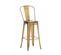 Taburete industrial aiden de metal pulverizado 52x44x115 cm