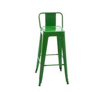 Taburete industrial mason de metal 43x44x96 cm