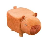 Taburete Infantil Capybara - Madera Maciza 16 Pulgadas, Linda Silla Animal Reposapiés Otomana | Sala de Estar Dormitorio Sala de Juegos Entrada de Guardería Zapato Banco Silla de Cambio Decoración del