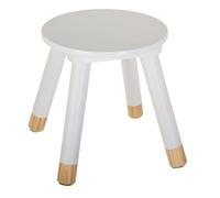 ATMOSPHERA CREATEUR D'INTERIEUR Taburete Infantil 'Douceur' - Blanco A. 26 cm