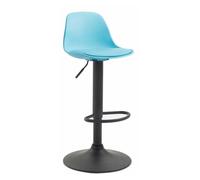 Taburete kiel estructura de plástico & asiento de polipiel 43x39x82-104 cm