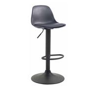 Taburete kiel estructura de plástico & asiento de polipiel 43x39x82-104 cm