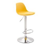 Taburete kiel estructura de plástico & asiento de polipiel 43x39x82-104 cm